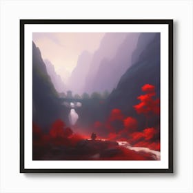 Chinese Landscape Art Print