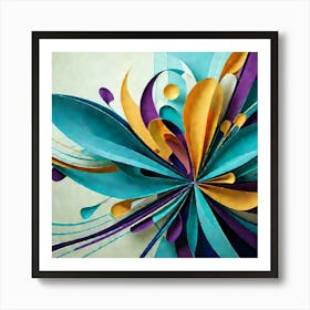 Paper Flower Art Art Print