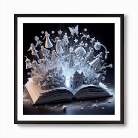 crystal book Art Print