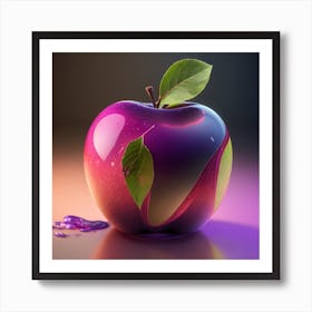 Apple Hd Wallpaper Art Print