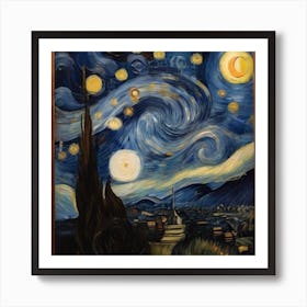 Starry Night Art Print