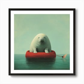 Manatee Art Print