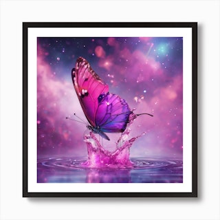 Purple Butterfly | Art Print