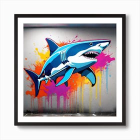 Shark Wall Art Art Print