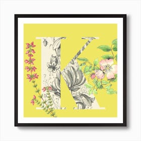 Botanical K Art Print