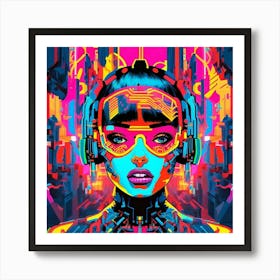 Sci-Fi Girl Art Print