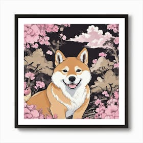 Shiba Inu 26 Art Print