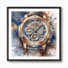 Fifity Seconds For Big Bang Watercolor Art Print