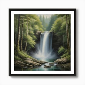 Leonardo Vision Xl This Tranquil Painting Portrays The Natural 0 Art Print