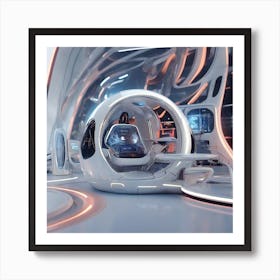 Futuristic Interior Art Print