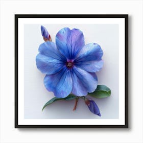 Blue Flower 10 Poster