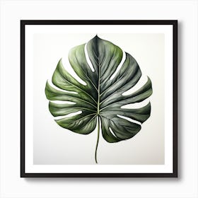 Monstera Leaf Art Print