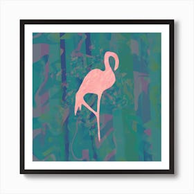 Flamingo of a Feather Art Print