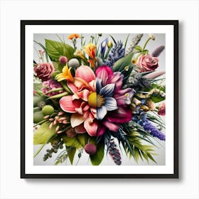 Flowers In A Vase 1 Art Print