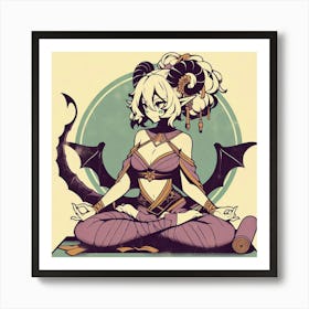 Demon Girl Art Print