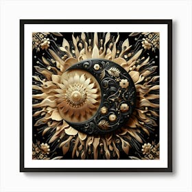 Sun And Moon 3 Art Print