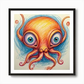 Octopus 120 Art Print