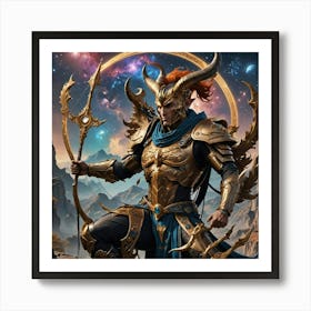 Hero Of The Gods Art Print