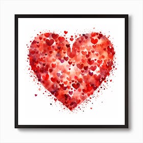 Valentine'S Day Heart Art Print