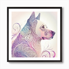 German Shepherd Canvas Art Art Print