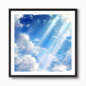 Sky With Clouds Art Print