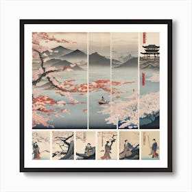 Sakura Blossoms Art Print