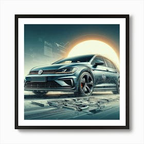 Volkswagen Golf Gti 2 Art Print