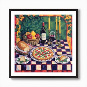 La Locanda Del Gusto Trattoria Italian Food Kitchen Art Print