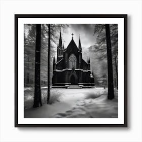 Gothic Church 3 Art Print