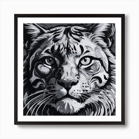 Tiger Head 1 Art Print