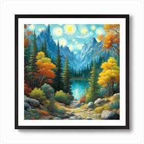 Starry Night 8 Art Print