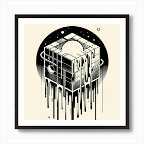 Cubed in Art Print