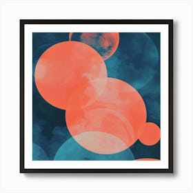 Abstract Circles 4 Art Print