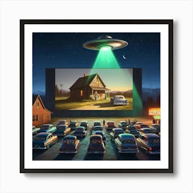 Alien Movie Theater Art Print