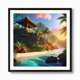 Tropical Island Affiche