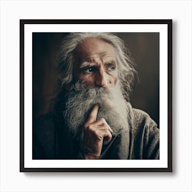 Old Man With Beard Art Print