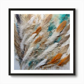 Feathers Art Print