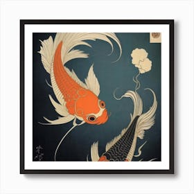 Koi Fish Art Print