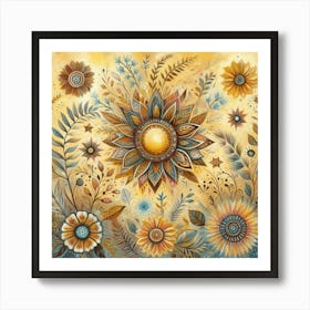 Sunflowers 1 Art Print