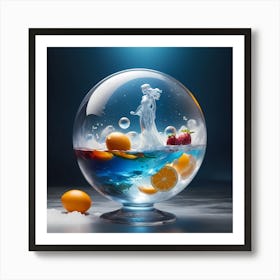 Water Ball Art Print