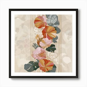 Floral Wall Art 1 Art Print