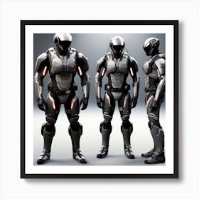 Futuristic Space Suit 15 Art Print