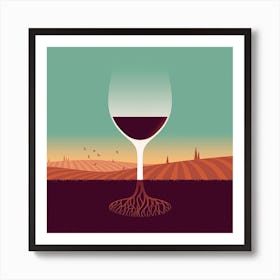 Terroir Square Art Print