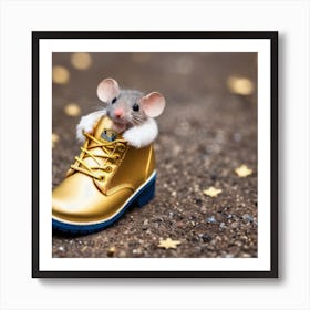 Rat In A Boot Poster