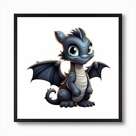 Toothless Dragon Poster