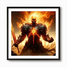 Ronan Ashheart Ignis Overload Art Print