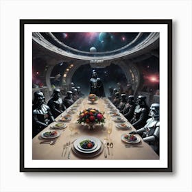 Star Wars Dinner Art Print
