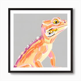 Bearded Dragon Lizard 08 Art Print