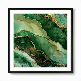 Emerald Green Art Print