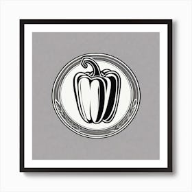 Pepper Logo 10 Art Print